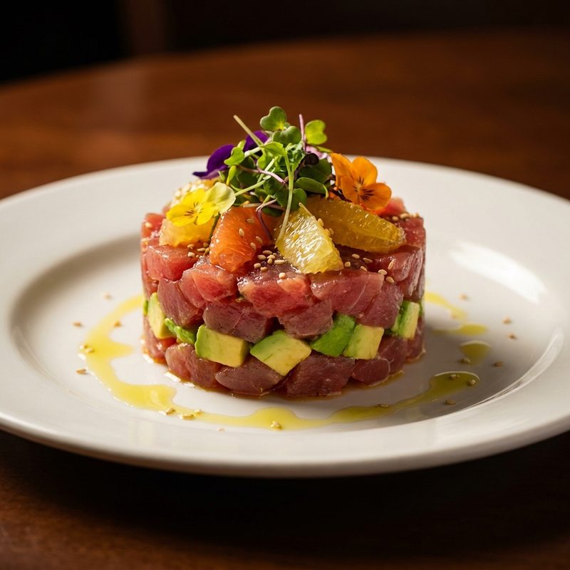Tuna Tartare with Avocado & Citrus