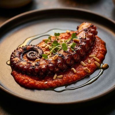 Grilled Octopus with Romesco