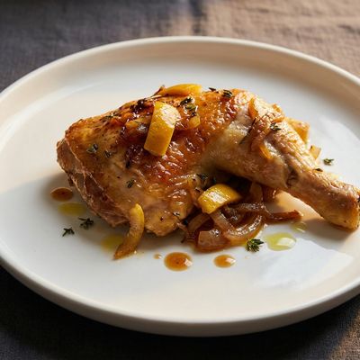 Slow-Roasted Chicken with Preserved Lemon